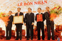 Thành phố Thái Bình đón nhận Huân chương Ðộc lập hạng Ba và Quyết định công nhận đô thị loại II