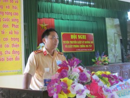 Tin: BCH Đoàn xã An Đồng tổ chức hội nghị tuyên truyền luật giao thông và luật phòng chống ma túy