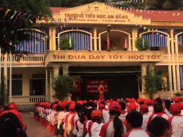 Liên đội trường tiểu học An Đồng  “Hưởng ứng ngày sách Việt Nam 21/4”