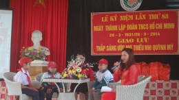 Trường Tiểu học Quỳnh Mỹ tổ chức kỉ niệm ngày thành lập Đoàn thanh niên cộng sản Hồ Chí Minh và giao lưu thắp sáng ước mơ