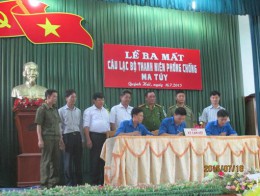 Quỳnh Hải ra mắt CLB Phòng chống ma túy