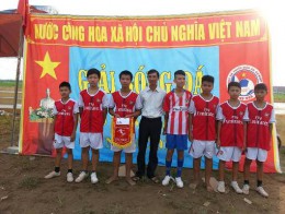 Đoàn xã An Hiệp tổ chức Giải bóng đá thiếu niên nhi đồng hè năm 2016