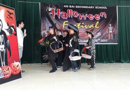Liên đội THCS An Bài tổ chức chuyên đề ngoại khóa tiếng Anh chủ đề Halloween