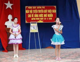 Ngày hội tuyên truyền sách - Tiểu học Quỳnh Minh