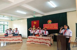 Đại hội Liên đội THCS thị trấn Quỳnh Côi