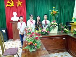 Liên đội Trường THCS Quỳnh Thọ hưởng ứng chào mừng ngày Phụ nữ Việt nam 20/10/2018