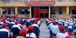 Liên đội TH và THCS An Thanh tổ chức các hoạt động  chào mừng ngày thành lập QĐND Việt Nam.