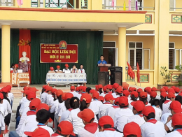 Đại hội Liên đội TH & THCS Quỳnh Lâm nhiệm kỳ 2019 - 2020