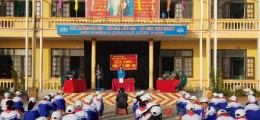 TH & THCS Quỳnh Khê tổ chức sân chơi " Chúng em và người lính" kỉ niệm 75 năm thành lập QĐNDVN