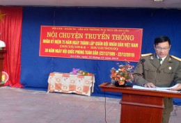 Liên đội TH & THCS An Cầu hưởng ứng ngày thành lập QĐND Việt Nam