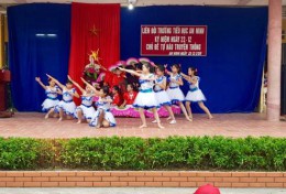 Liên đội Tiểu học An Ninh hưởng ứng 75 năm ngày thành lập QĐND Việt Nam và Ngày hội QPTD
