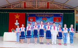 Đại hội Liên đội Tiểu học thị trấn An Bài