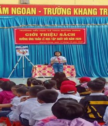 Liên đội TH & THCS Quỳnh Hưng tổ chức hoạt động “ Giới thiệu- Kể chuyện sách”