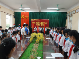 Liên đội  trường TH&THCS Quỳnh Lâm  tổ chức thành công Đại hội Liên đội nhiệm kỳ 2019 - 2020.