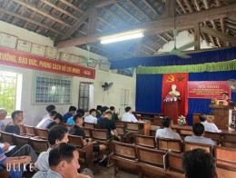 Đoàn xã Quỳnh Xá tuyên truyền Luật nghĩa vụ quân sự