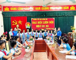 Liên đội trường tiểu học Quỳnh Hội tổ chức Đại hội Liên đội nhiệm kỳ 2022 - 2023
