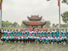 Hoạt động trải nghiệm thực tế năm học 2023 – 2024 của liên đội trường THCS Thị trấn Quỳnh Côi.