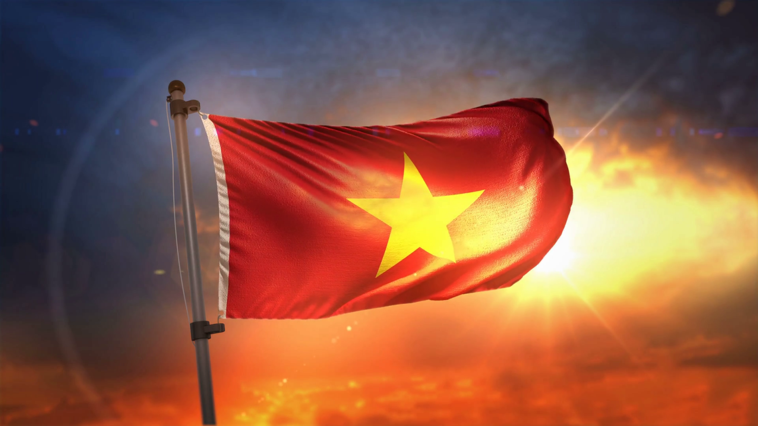 Hình ảnh lá cờ Việt Nam đẹp tuyệt vời